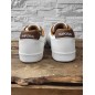 Baskets homme Kaporal Darmy blanches/camel