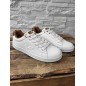 Baskets homme Kaporal Darmy blanches/camel