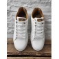 Baskets homme Kaporal Darmy blanches/camel