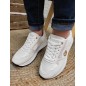 Baskets femme sneakers LPB Jale blanches