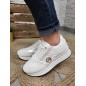 Baskets femme sneakers LPB Jale blanches