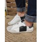 Baskets cuir femme Pepe Jeans lane glam blanches