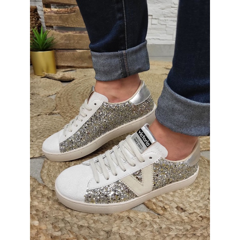 Basket victoria glitter femme online