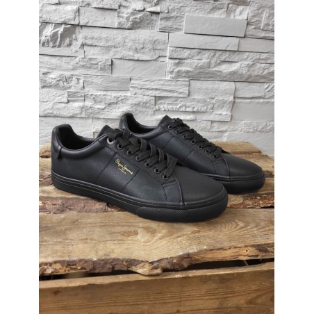 Baskets homme Pepe Jeans Kenton noires