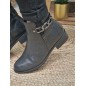 Bottines femme LPB Gisabel noires brillantes