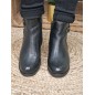 Bottines femme LPB Gisabel noires brillantes