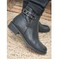 Bottines femme LPB Gisabel noires brillantes