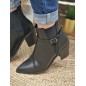 Bottines talon femme LPB janka noires