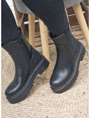 Bottines femme Olivia noires