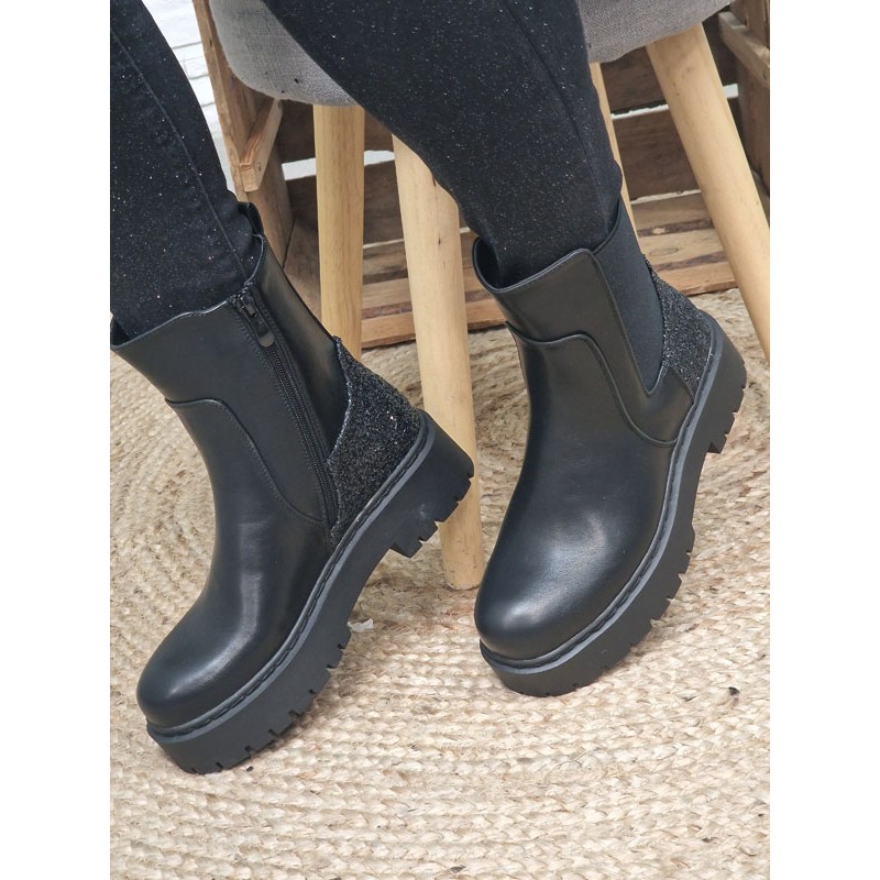 Bottines femme Olivia noires