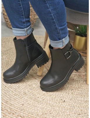 Bottines femme Olga noires