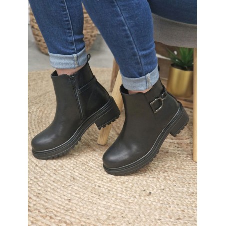 Bottines femme Olga noires