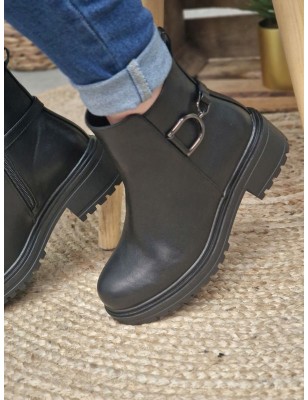 Bottines femme Olga noires