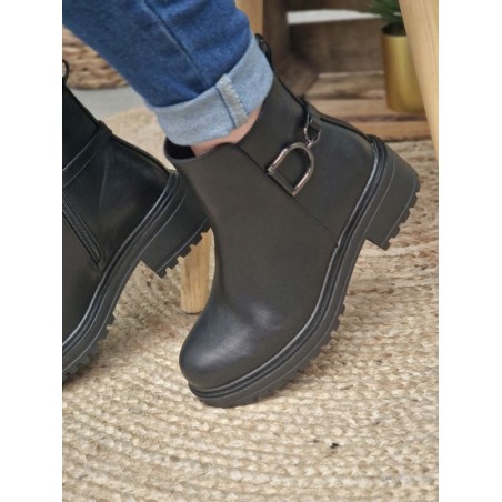 Bottines femme Olga noires