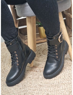 Bottines femme Greta noires