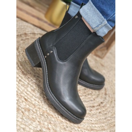 Bottines femme Toscane noires