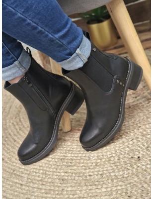 Bottines femme Toscane noires