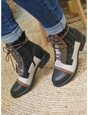 Bottines femme Noelly noires