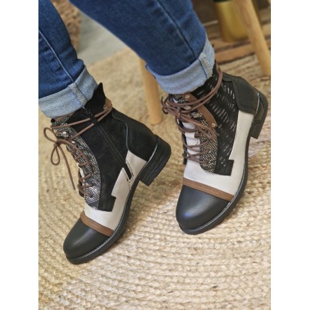 Bottines femme Noelly noires