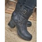 Bottines talon femme Florence noires