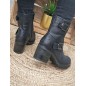 Bottines talon femme Florence noires