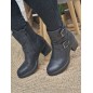 Bottines talon femme Florence noires