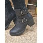 Bottines talon femme Florence noires