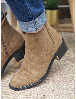 Bottines femme LPB Jazia camel