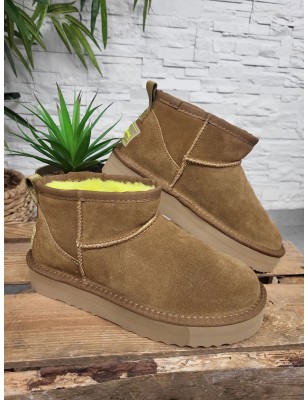 Boots fourrees femme Pepe Jeans Dissy young camel