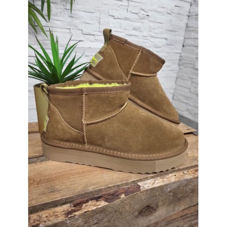 Boots fourrées femme Pepe Jeans Dissy young camel