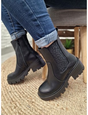 Bottines femme Annie noires