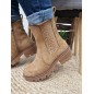 Bottines femme Annie camel