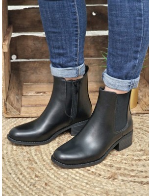 Bottines femme Alexia noires