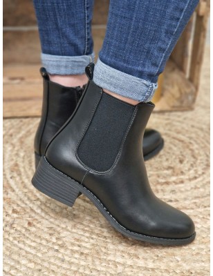 Bottines femme Alexia noires