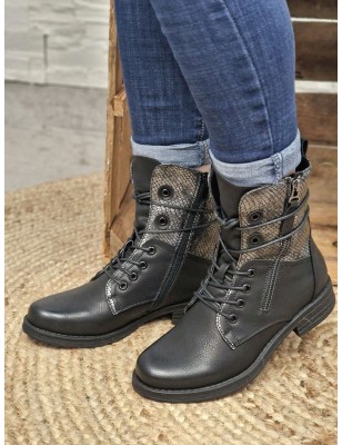 Bottines femme Astra noires