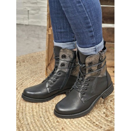 Bottines femme Astra noires