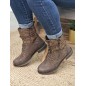 Bottines femme Astra marron