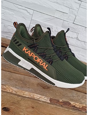 Baskets homme sneakers Kaporal Besto kaki