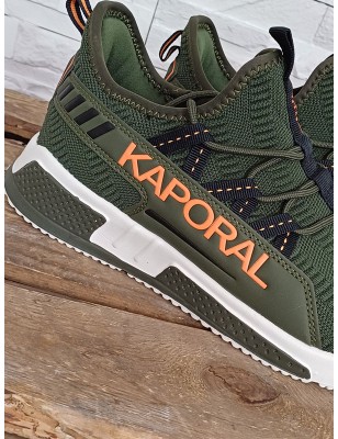 Baskets homme sneakers Kaporal Besto kaki