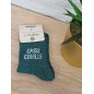 Chaussettes à paillettes "casse-couille" vertes