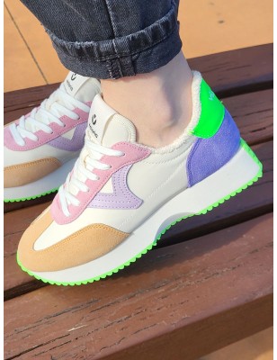 Baskets femme sneakers Victoria Cosmos multicolores