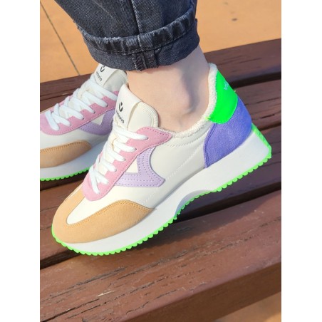 Baskets femme sneakers Victoria Cosmos multicolores